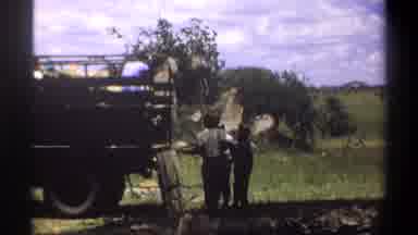 Lagos Nigeria (1969): Men On Safari Unloading Truck Preparing Campsite