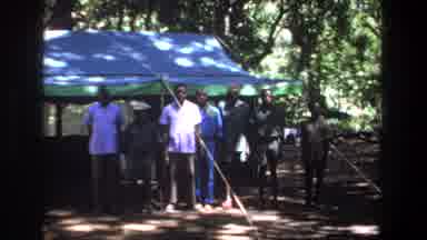 Pretoria South Africa (1969): Group Event Outside Forest Gathering Near Tent In