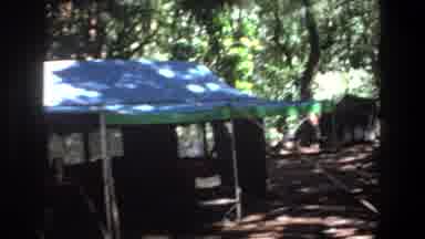 Pretoria South Africa (1969): Camper Preparing A Meal Under A Shelter For Supper