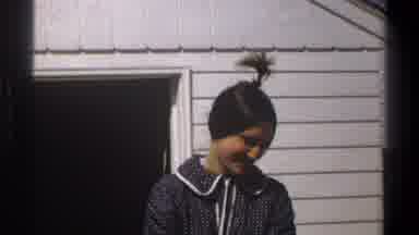 Cape Town South Africa (1969): Woman In Quilted Jacket With Dark Hair In Ponytail