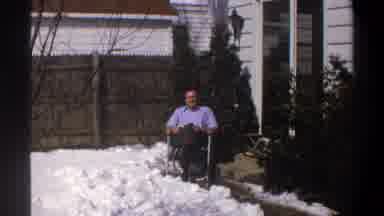 Cape Town South Africa (1969): A Man On A Wheelchair Reading A Book