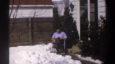 Cape Town South Africa (1969): Man Sitting In Cold