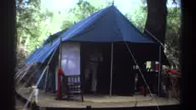 Khartoum Sudan (1969): The Person Come Out From The Tent