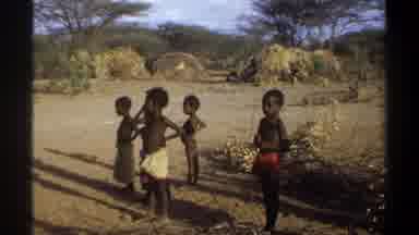 Khartoum Sudan (1969): Africans In African Outdoor Kids Standing Around Adults