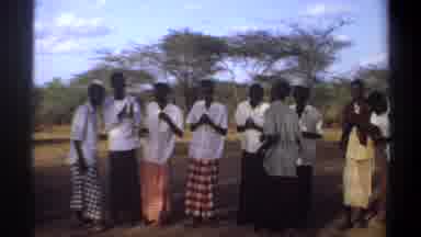 Khartoum Sudan (1969): A Group Of Black People Dancing And Jumping And Clapping