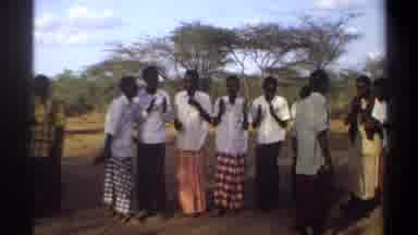 Khartoum Sudan (1969): African School Children Happily Clap