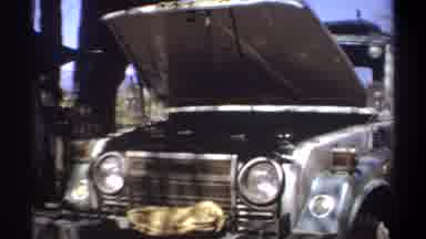 Khartoum Sudan (1969): A Man Works On An Automobile While Under A Tent Shelter In