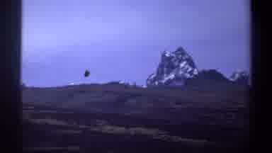 Khartoum Sudan-1969: View Of A Mountain And Hills
