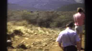 Khartoum Sudan (1969): Two Men Walk Among And Take Pictures At A Beauty Spot