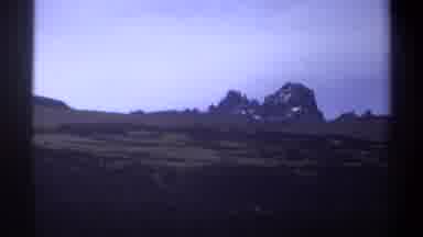 Khartoum Sudan (1969): Camping Out In The Wild You Can See Mountains And Green