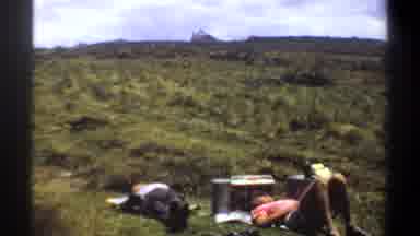 Khartoum Sudan (1969): Two People Lying Down Relaxing In The Large Green Pasture