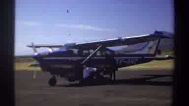 Khartoum Sudan (1969): Two Men Work On A Small Plane While A Pilot Walks By