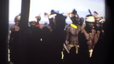 Khartoum Sudan (1969): Tribal People En Mass Moving With Their Custom Costumes On