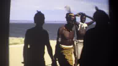 Khartoum Sudan (1969): A Group Of Mens Were Dancing In The Desert During The Fest