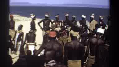 Khartoum Sudan (1969): Africans Dancing On The Beach