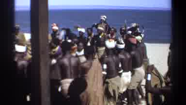 Khartoum Sudan (1969): 20-30 African People Dancing In A Group Circle Center