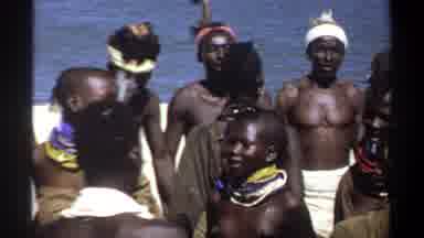 Khartoum Sudan (1969): Jungle Tribe Performing A Dancing Tradition Only Men With