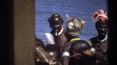 Khartoum Sudan-1969: Native People In Traditional Wardrobe Are Filmed For The