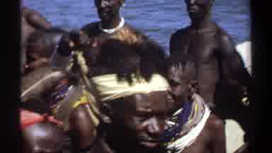 Khartoum Sudan-1969: African Tribe Dancing On The Beach