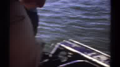 Khartoum Sudan (1969): Fisherman On Boat Try To Wrangle A Fish On Board