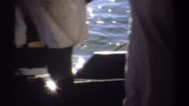 Khartoum Sudan (1969): Man Wearing White Shorts Stepping In Boat On Bright Sunny