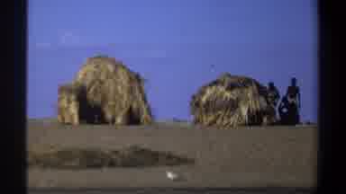 Khartoum Sudan (1969): Village People Putting Tents Together