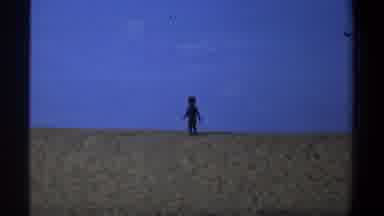 Khartoum Sudan (1969): A Child On The Hill Watching Group Of Seagulls Over The