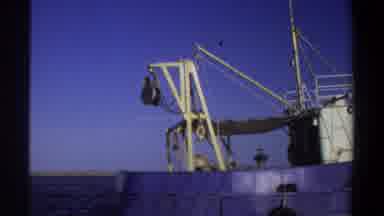 Khartoum Sudan (1969): A Ship Was Going In The Middle Of The Ocean To Export The