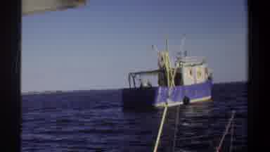Khartoum Sudan (1969): Fishing On A Boat In The Open Sea Enjoying A Ice Cold