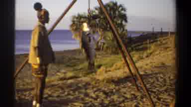 Khartoum Sudan (1969): Man Fishing Fish Nature Lake Food