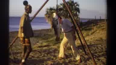 Khartoum Sudan (1969): Two Fishermen With A Very Large Fish Placed High To Observe