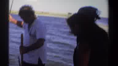 Khartoum Sudan (1969): Fishermen In A Seaside Boat With Another Boat In The