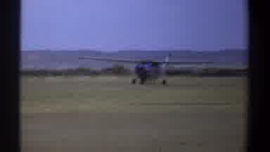 Khartoum Sudan (1969): A Small Blue Glider Is Trying To Fly Outside The City