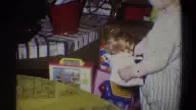 Troy New York USA (1973): Child Playing With Doll