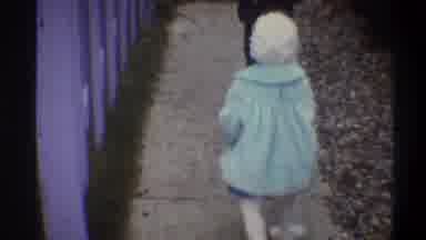 Troy New York USA-1973: Family Clip Of A Mother's Happiness