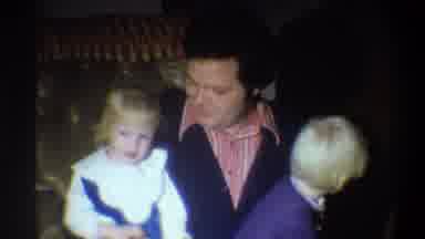 Troy New York USA (1973): Vintage Home Video Father Daughter And Son