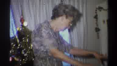 Troy New York USA (1973): People Gathered In Room With Holiday Decorations Looking