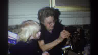 Troy New York USA (1973): Grandparents Spending Time With And Helping