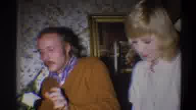 Troy New York USA (1973): Secret Santa Gifts Exchange Between Lovers On A Special