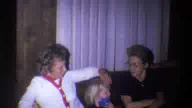 Troy New York USA (1973): A Boy And Girl With Blonde Hair Sit Next To Two Women On