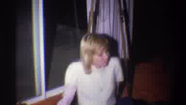 Troy New York USA (1973): Family And Friends Sitting On Floor Couch Enjoying