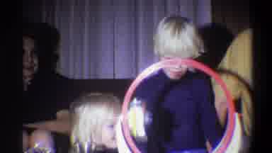 Troy New York USA (1973): Blond Young Boy And Girl Playing With Airplane Looping