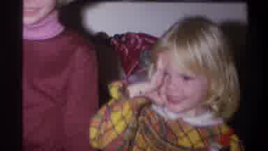 Troy New York USA (1973): Cute Baby Blush Sister Love Party Time Celebration Xmas