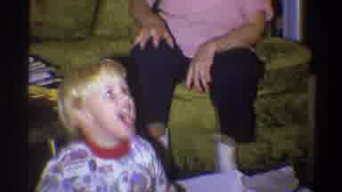 Troy New York USA (1973): Kids Are Excited For Present Received Spending Time With