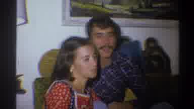 Troy New York USA (1973): Old Footage Of A Family Celebrating The Holidays Opening