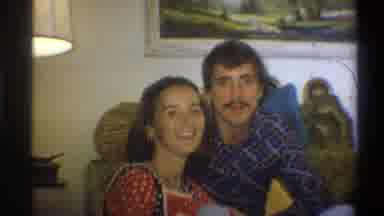 Troy New York USA (1973): Happy Young Couple At Home