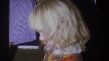 Troy New York USA (1973): Child Blonde Beautiful Special Family Joy Moment