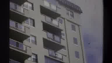 Troy New York USA (1973): Antique Film Of A Building And Then A Beach