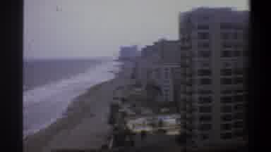 Troy New York USA-1973: Hotel And Pool And Beach