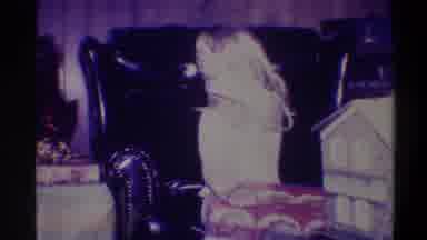 Troy New York USA (1973): Vintage Film Of Crying Happy Child Receiving Gifts In